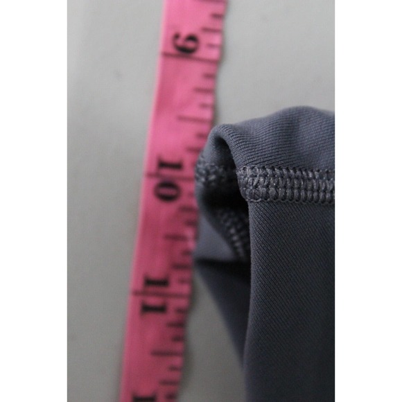 Athleta Leggings Medium Gray White‎ Pull-On Colorblock Tight Lightweight Women - Picture 10 of 13